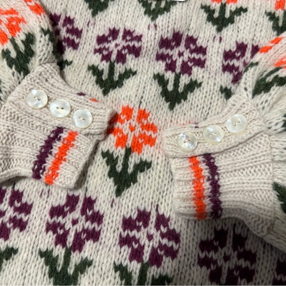 NWT Free People Frills SoftSpun Sweater - Picture 4 of 5